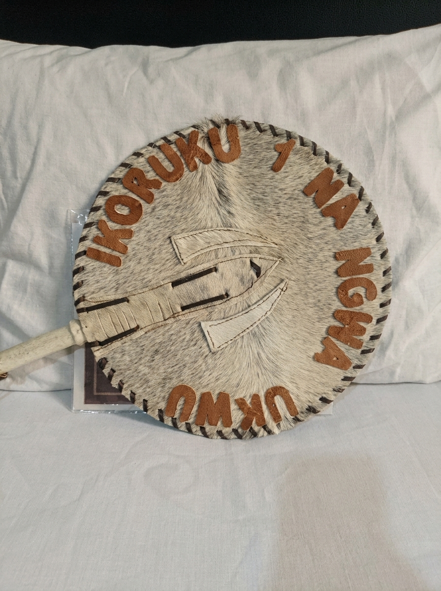 Chieftaincy Fan Reverse: IKORUKU 1 NA NGWA UKWU