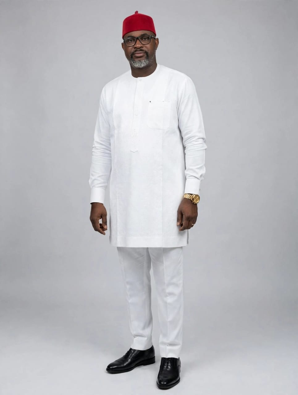 Pristine Tailored Ivory Senator Attire